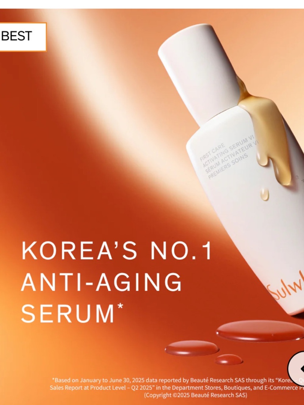 Sulwhasoo First Care Activating Serum VI-New in Box 8 ml 3 pack - Picture 6 of 7